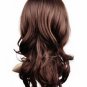 New  Middle Long  Curls Wig  Brown  Hair Z003