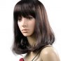 New  Middle Long   Wig  Brown  Hair Z009