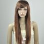 New Straight Long Wig Brown Hair L038