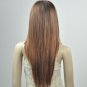 New Straight Long Wig Brown Hair L038