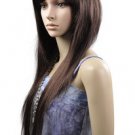 New Straight  Long  Wig  Brown  Hair L044
