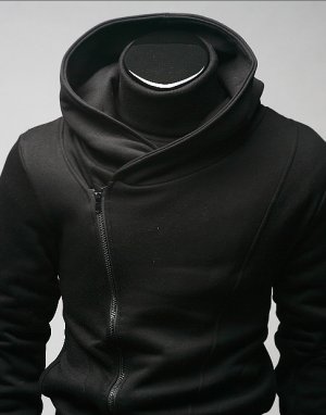 2011 South Korea men's L US S Black hoodie jacket / coat / sweatshirt