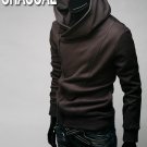 2011 South Korea men's M US XS Brown hoodie jacket / coat / sweatshirt