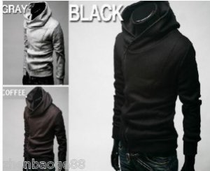 2011 South Korea men's XXL US L Brown hoodie jacket / coat / sweatshirt