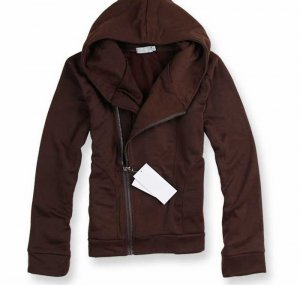 2011 South Korea men's XL US M  Brown  hoodie jacket / coat / sweatshirt