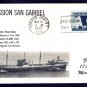 T-AO-124 USNS MISSION SAN GABRIEL MHcachets Naval Cover ONLY 1 MADE