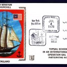 British Tall Ship SIR WINSTON CHURCHILL Operation Sail 1976 Ship Cover
