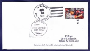 USNS GORDON T-AKR-296 FPO 09834 1998 Naval Cover