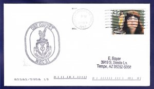 USS OSPREY MHC-51 Corpus Christi TX 1997 Naval Cover
