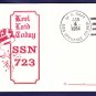 USS OKLAHOMA CITY SSN-723 Keel Laying Naval Submarine Cover