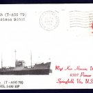 USNS PETALUMA T-AOG-79 Naval Cover MHcachets ONLY 1 MADE