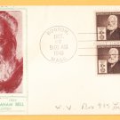 #893 ALEXANDER GRAHAM BELL Famous Americans Stamp FDC