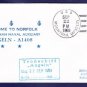 German Navay Ship Tender ANGELN A-1408 Noorfolk VA Naval Cover