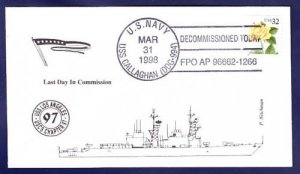 USS CALLAGHAN DDG-994 Decommissioning Naval Cover