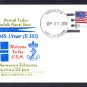 Norway Submarine Cover HNoMS UTVAER S-303 1st Norwegian Sub Visit to US