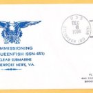 USS QUEENFISH SSN-651 Commissioning Naval Cover