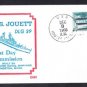 Guided Missile Destroyer USS JOUETT DLG-29 Commissioning BECK #B693 Naval Cover