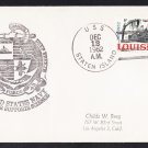 USS STATEN ISLAND AGB-5 DEEP FREEZE 1962 Polar Ship Cover