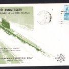 USS NAUTILUS SSN-571 10th Anniv First Voyage DPS#22 Cachet Naval Submarine Cover