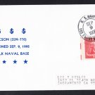 USS TUCSON SSN-770 Commissioning Naval Submarine Cover