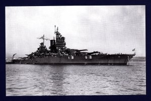 USS NEW MEXICO BB-40 Battleship Navy Ship Postcard