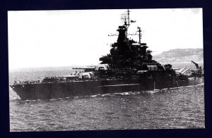 USS TENNESSEE BB-43 Battleship Navy Ship Postcard