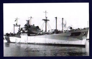 USS MOUNT HOOD AE-11 Ammunition Ship Postcard