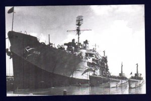 USS PROTEUS AS-19 & FLEET SUBMARINES Navy Ship Postcard