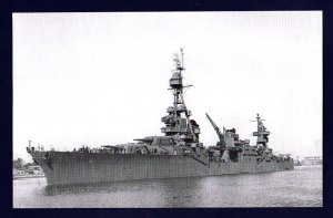 USS CHESTER CA-27 Cruiser Navy Ship Postcard