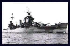 USS SAN FRANCISCO CA-38 Cruiser Navy Ship Postcard
