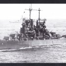 USS SANTE FE CL-60 Cruiser Navy Ship Postcard