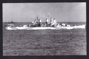 USS CANBERRA CA-70 Cruiser Navy Ship Postcard View #2