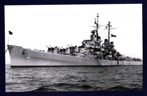 USS SPOKANE CL-120 Cruiser Navy Ship Postcard