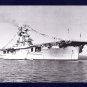 USS WASP CV-7 Aircraft Carrier Navy Ship Postcard