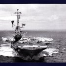 USS ORISKANY CVA-34 Aircraft Carrier Navy Ship Postcard