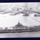 USS PHILIPPINE SEA CVA-47 Aircraft Carrier Navy Ship Postcard
