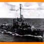 USS HULL DD-350 Destroyer Navy Ship Postcard
