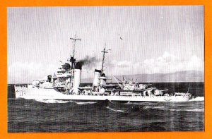 USS SMITH DD-378 Destroyer Navy Ship Postcard