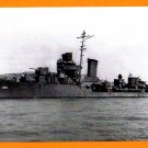 USS RALPH TALBOT DD-390 Destroyer Navy Ship Postcard