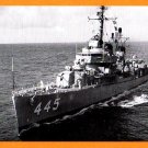 USS FLETCHER DD=445 Destroyer Navy Ship Postcard