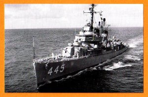 USS FLETCHER DD=445 Destroyer Navy Ship Postcard