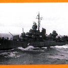 USS STRONG DD-467 Destroyer Navy Ship Postcard