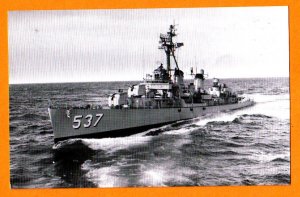 USS THE SULLIVANS DD-537 Destroyer Navy Ship Postcard