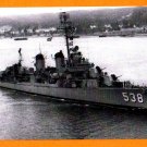 USS STEPHEN POTTER DD-538 Destroyer Navy Ship Postcard