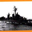 USS MARSHALL DD-676 Destroyer Navy Ship Postcard