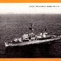 USS WILLIAM R. RUSH DD-714 Destroyer Navy Ship Postcard