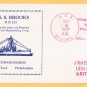 USS BROOKS DD-232 Decommissioning 1938 Naval Cover
