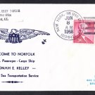 USNS JONAH E. KELLEY T-APC-116 Norfolk VA Naval Cover