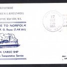 USNS GEORGE W.G. BOYCE T-AK-251 Norfolk VA Naval Cover