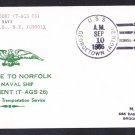 USNS SILAS BENT T-AGS-26 Norfolk VA Naval Cover